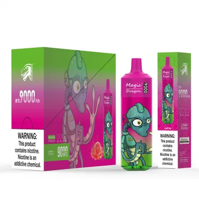 2% 5% Nic 9000 Puffs Rechargeable Disposable Vape