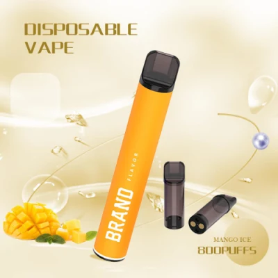 Newest Factory 800puffs 2ml Wholesale Electronic Cigarettes Disposable Vape