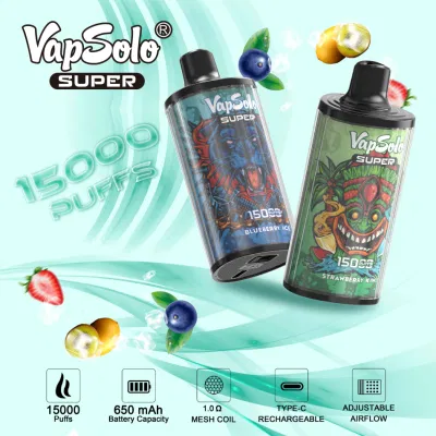 Vapsolo Super Vaper Desechables Aroma King Electronic Cigarette 15000 Puff My Shisha Vape Kits