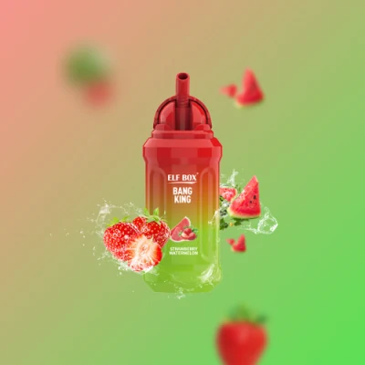 Rechargeable Disposable Vape Elf Box Bk Puff 12000 Puffs Mesh Coil 25ml Pod Strawberry Kiwi Flavor