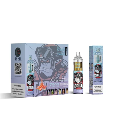 Hot Selling Gorilla Vape Pen Randm Tornado 7000 Puffs with Airflow Adjustable