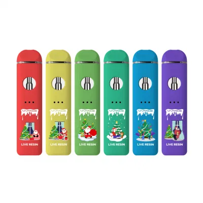 USA Ca Wholesale Custom Logo Packaging Empty 1ml 2ml Cartridge Pod Rechargeable Disposable Vape for Live Resin Rosin Hhc Thick Oil