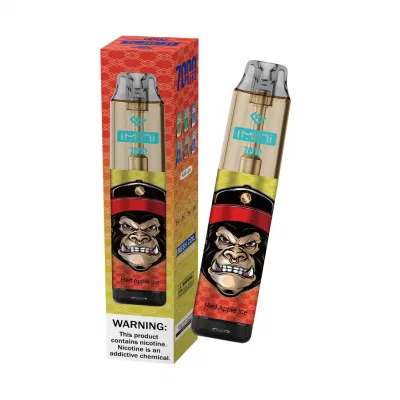 Imini Tornado 7000 Puffs Disposable Vape Pen Electronic Cigarettes 15ml Pod Mesh Coil 6 Color RGB Light Slovakia Switzerland Lithuania Czech Republic