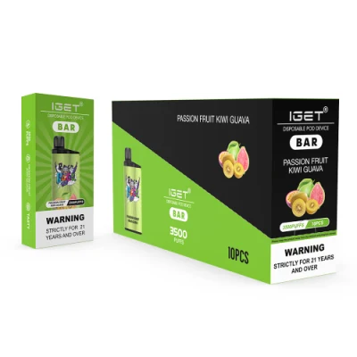 Iget Bar 3500 Puffs Fruit Flavor Iget Legend Disposable Vape Iget Star L7000 Iget Bar Plus 6000 Factory Price