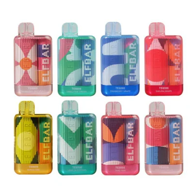 Wholesale I Shenzhen Vape Pen Pod Elf E Cigarette Vaporizer Wape Te5000/Te6000 Puff 0/2/5% Nicotine Electronic Cigarette Disposable Vape Amazon E-Cig Bar