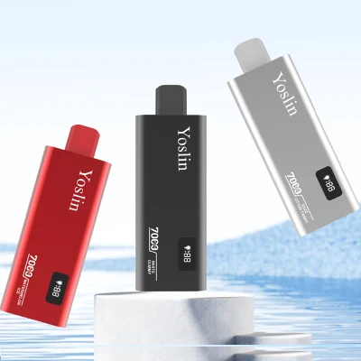 USA Korea UK Slovenia Germany Spain Popular Disposable Vape Big Puffs 7000 Puff Electronic Cigarette 15ml Yoslin Bar 7000 Puffs Rubik&prime;s Cube Disposable Vape