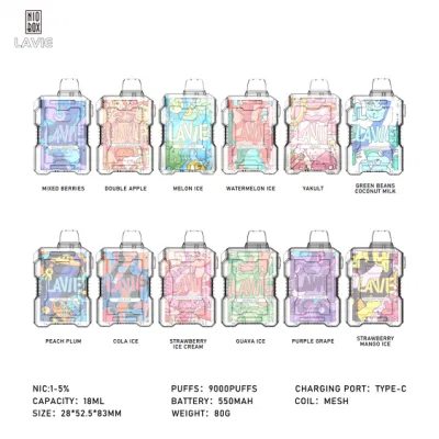Lavie Nio Box 9000 Puffs Vape Disposable Vape Bar