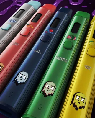 Packman Disposable Pod 2ml D8 Hhc Empty Vape Pen Type-C Charge Preheat and Voltage Adjustable E Cigarette Disposable Vape Pack Man