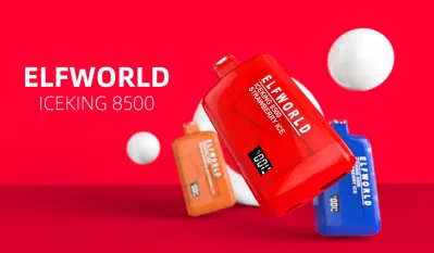 Elfworld Iceking 8500 LED Display Smart Pure Taste Multi-Flavors Orion Box Dual Color Shell Crystal Disposable Vape Dazzle 9000 Puff Bar Hot Selling Lost Vape