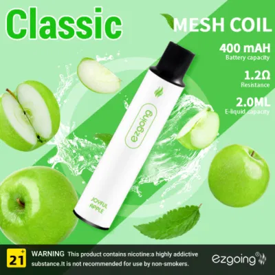 600puff Puffs Tpd-Registered E-Liquid 2ml Super E Hookah Charger