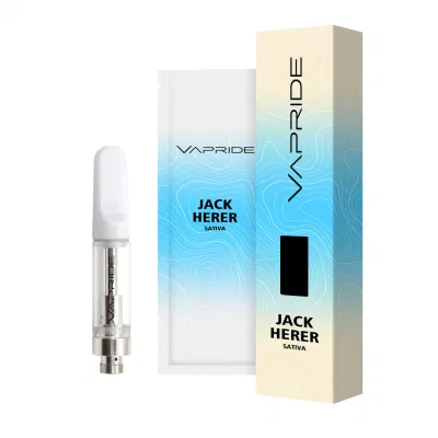 Vapride No Leakage 0.5ml 1.0ml Ceramic Coil Carts Ceramic Tip Glass 510 Cartridges Vaporizer Atomizer