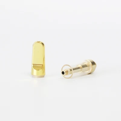  E Cigarette Empty 0.8ml 1ml Ceramic Coil Carts Atomizer Gold Flat Drip Tip Vs Tko Sauce Vape Cartridges Atomizers Vapes Pen
