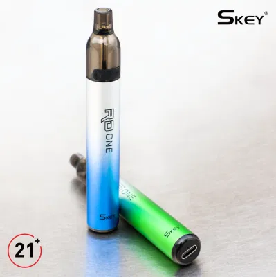 Wholesale OEM Custom Rechargeable Disposable E Cig Vaper Vapor Vaporizer Skey Rd One with Transparent Pod Mesh Coil Refillable Empty I Vape Pen