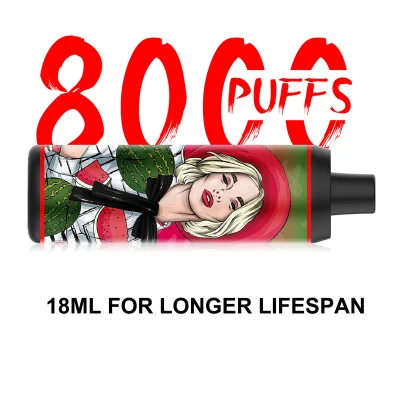 10 Flavors 8000 Puffs Customized Disposable Electronic Cigarette Wholesale Vape Large E Liquid E Cig Vape 9000 10000 12000 Puff Mtl Pen Hookah