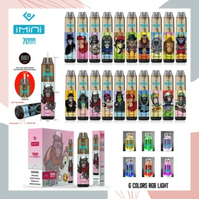 Wholesale Vape Imini 7000 Puffs Vape Wholesale Disposable Vape Indicator Light