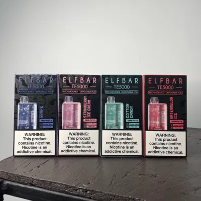 Wholesale I Shenzhen Vape Pen Pod Elf E Cigarette Vaporizer Wape Te5000/Te6000 Puff 0/2/5% Nicotine Electronic Cigarette Disposable Vape Amazon E-Cig Bar