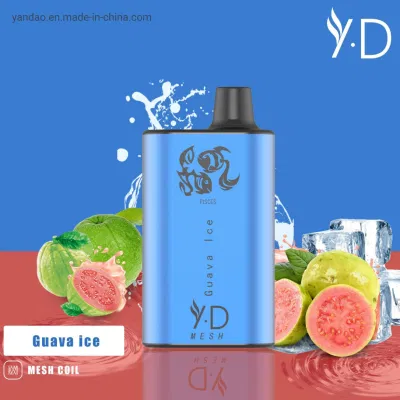2023 Yd OEM/ODM Manufacturer Hot Selling Fruit Flavor 8000puffs Wholesale Disposable Electronic Cigarettes E Hookah Charger