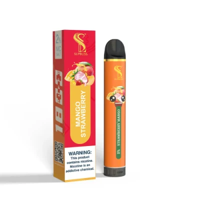 Kiwi Strawberry 12 Colors Supbliss Extra Disposable E Cigarette 1800puffs Electronic Cigarette Pod