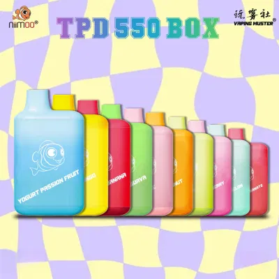 Niimoo Brand Tasty E Juice Disposable Vape Pen Pod Bar 550 Puffs Vape Bar E Cigar Electronic Cigarette