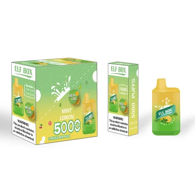Best 5K Puff Bar Disposable Vapes 5000 Puffs Wape Pen Hookah Mesh Coil Disposable E-Cigarette Wholesale I Vape Pen Elf Box