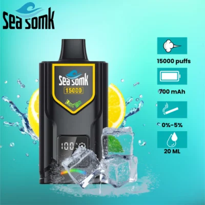 15000 Puffs 5% Nic Screen Display Adjustable Power Disposable Vape for Wholesale