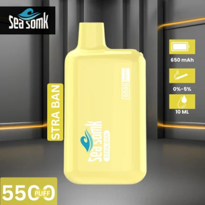 Vaporizers Wholesale OEM 100% Original Square Box Shape Vape Pen Mini 5000puffs Disposable E-Cigarettes