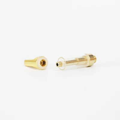 E Cigarette Empty 0.8ml 1ml Ceramic Coil Carts Atomizer Gold Flat Drip Tip Vs Tko Sauce Vape Cartridges Atomizers Vapes Pen