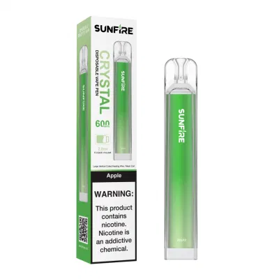 Crystal Finish Disposable Vape 600 Puff Price 2ml E Cigarette Price Electronic Cigarette Crystal Vape