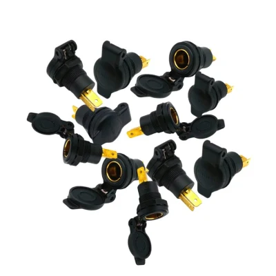  12V Cigarette Lighter Outlet Merit Socket for Car Marine Motorcycle ATV RV