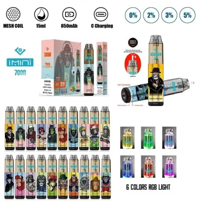 Shopping Imini Best Smoke Electronic Cigarette Price Smoking Disposable Vape Puff Plus 600 1600 2000 5000 6000 7000 8000 9000 10000 9K 10K Spain France