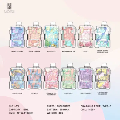 Lavie Nio Box 9000 Puffs Vape Disposable Vape Bar