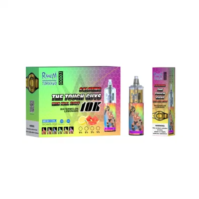 Authentic Randm Tornado 10000 Puffs Disposable Vape Pen E Cigarette Mesh Coil Rechargeable Battery 20ml