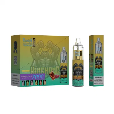 Best Selling Good Taste 56 Flavors E Cigarette Rechargeable Disposable Randm Tornado 7000 Puff Vape