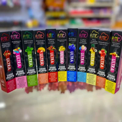Factory Price Fume Ultra 2500 Puffs Disposable Vape Pen Smooth Taste