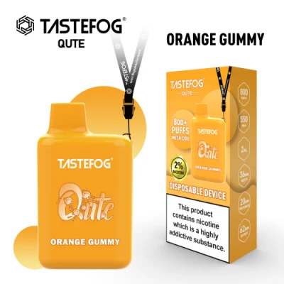 China Shenzhen Pod System Electronic Cigarette 2ml Tastefog Qute Wholesale I Vape 600 800 Puffs Empty Pen Style Disposable Vape with Tpd