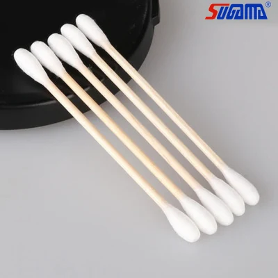 Cheap Price Medical Wood Cotton Swab Stick Tip