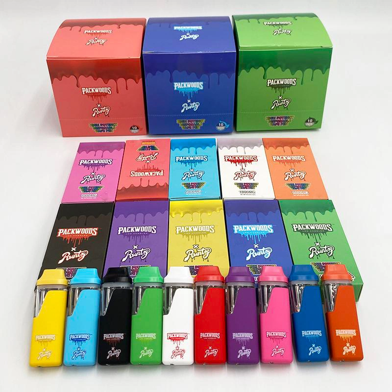 Packwoods X Runty Rechargeable Disposable Vape Pod E-Cigarettes Dabwoods Packman Torch Vape Pen