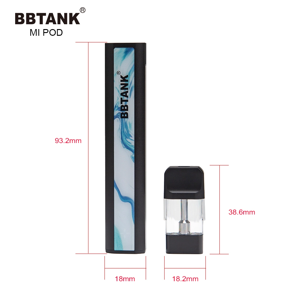 Rechargeable 350mAh Battery Disposable Vaporizer Pod Bbtank Replaceable Pod System
