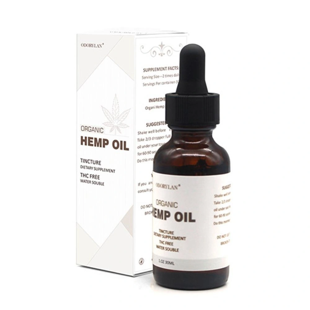 Hemp Oil 100% Natural Sleep Aid Anti Stress Hemp Extract Drops for Painanxiety &amp; Stress Relief