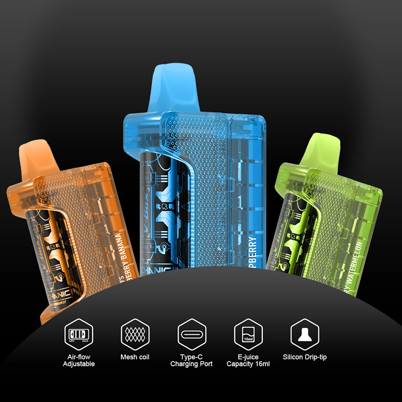 2022 USA Popular Vapeman Vbox 5500 Puffs Disposable Box Device V-Box Mesh Coil