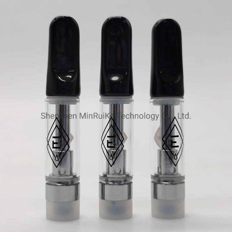 Eureka Press on Vape Cartridge Empty Oil Vaporizer 1ml Ceramic Press in Tip 510 Thread Wax Atomizer Pens