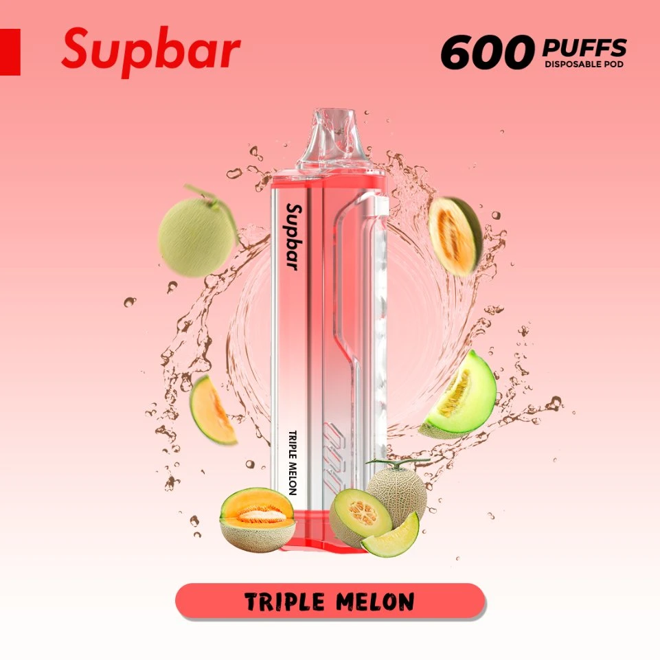 Supbar Shiny Nano 600 Puffs Tpd Disposable Pod Box Disposable Vape Pen OEM E-Cigarette Bar Disposable Vape