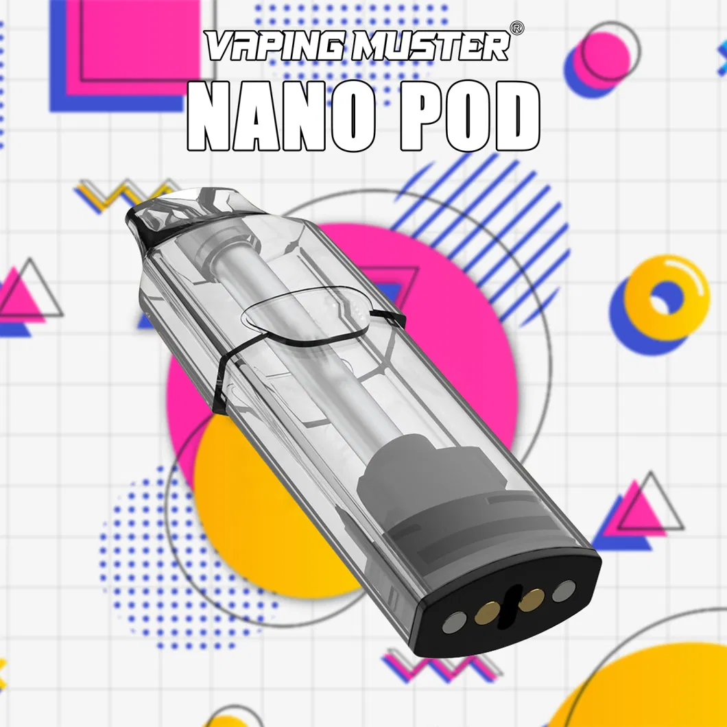 Vapingmuster Vape Neo Pod Disposable Vape 18ml Prefilled 0% 2% 5% Nanostix Cotton Coil Cartridge for Open Pod System