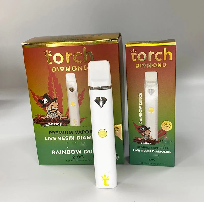 Wholesale E Cigarettes Rechargeable Disposable Pens Type C 2ml Disposable Vape Pen Device Thick Oil Torch Diamond Vapes