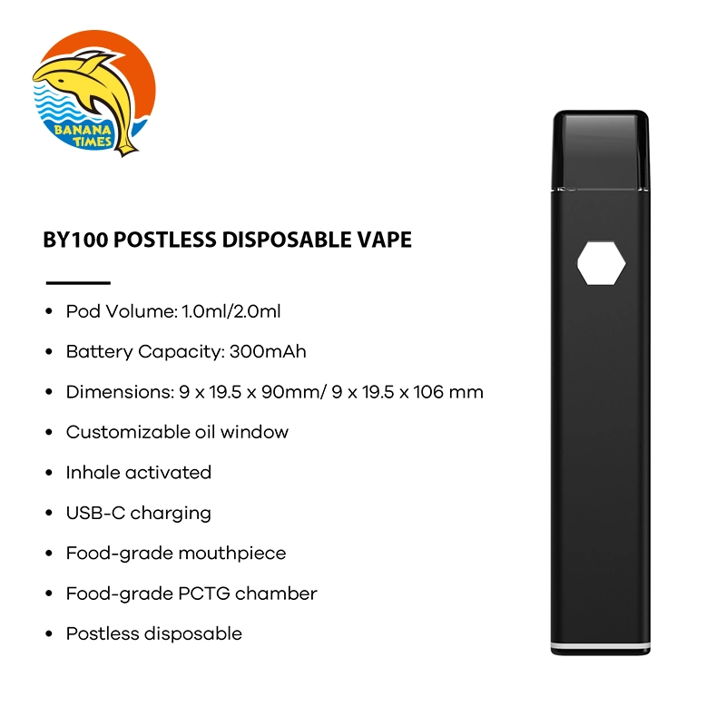 Florida Wholesale Binoid Empty 1gram/2gram Hhc Oil Disposable Vape Pen Turn Ceramic 1ml/2ml Thick Oil Disposable Device Vapes with Zero Burnt Taste