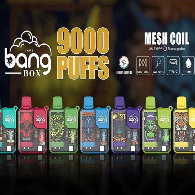 Bang 9000 Puff EU Zbood 2ml Crystal Bar Lux R and M Zero E-Zigarette Dispsoable Vape