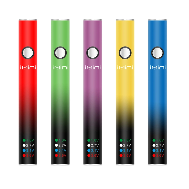High Quality 350mAh Imini Preheat Battery Variable Voltage Ecigs Bottom Charge with USB 510 Vape Pen Battery for Oil Cart Cartridges Vaporizer Pen Battery