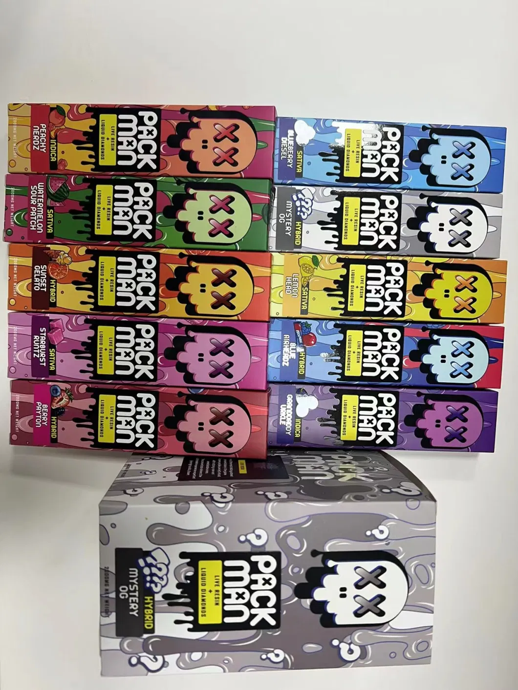 Empty Packman Disposable Carts 2.0ml Pod Device Kit New Package Fryd Gcc Choices Choiceslab Lush Looper Eureka Push Space Club Packman Jungle Boys Pen