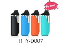 Rhy D004 Disposable 2ml/1ml Vape Empty Thick Oil Electronic Cigarette Vaporizer Ceramic Coil Live Rosin Hhc Disposable