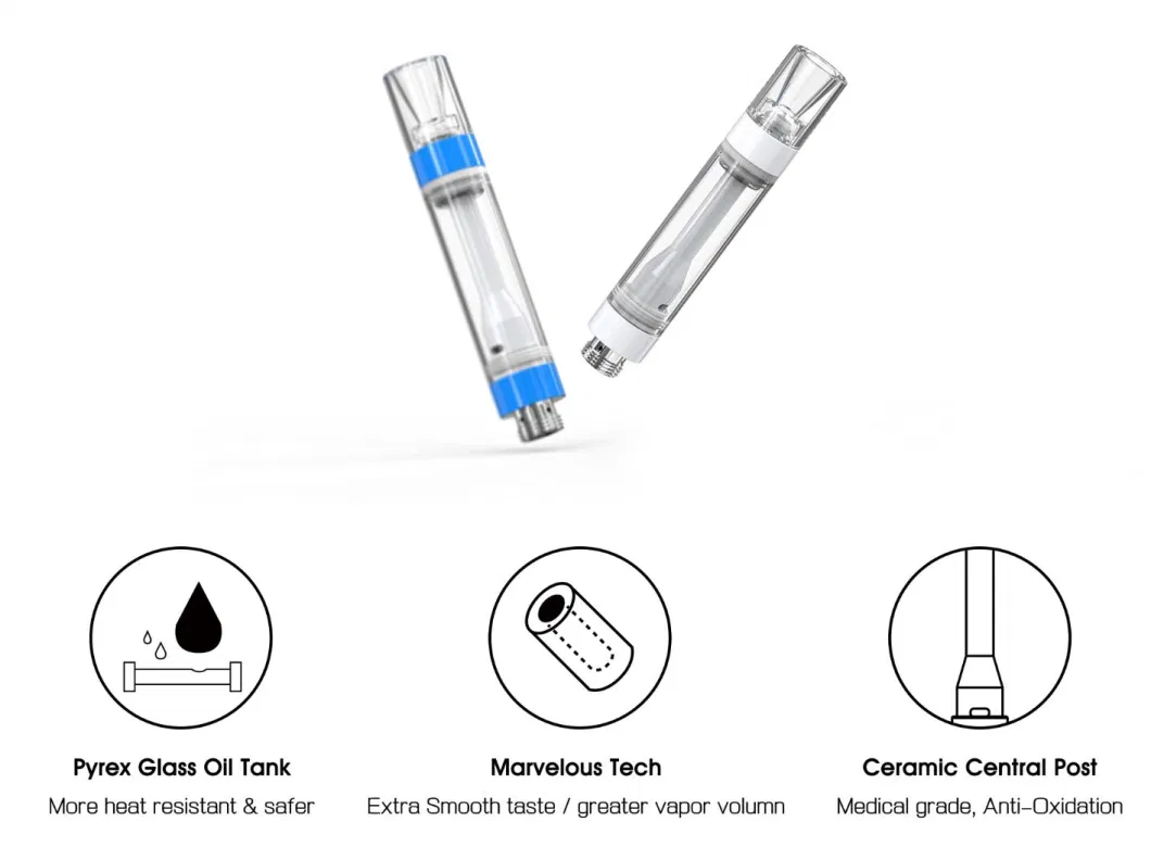 Vape Factory Ceramic Coil 0.5ml 1ml 2ml Disposable Vape Pen Cartridges